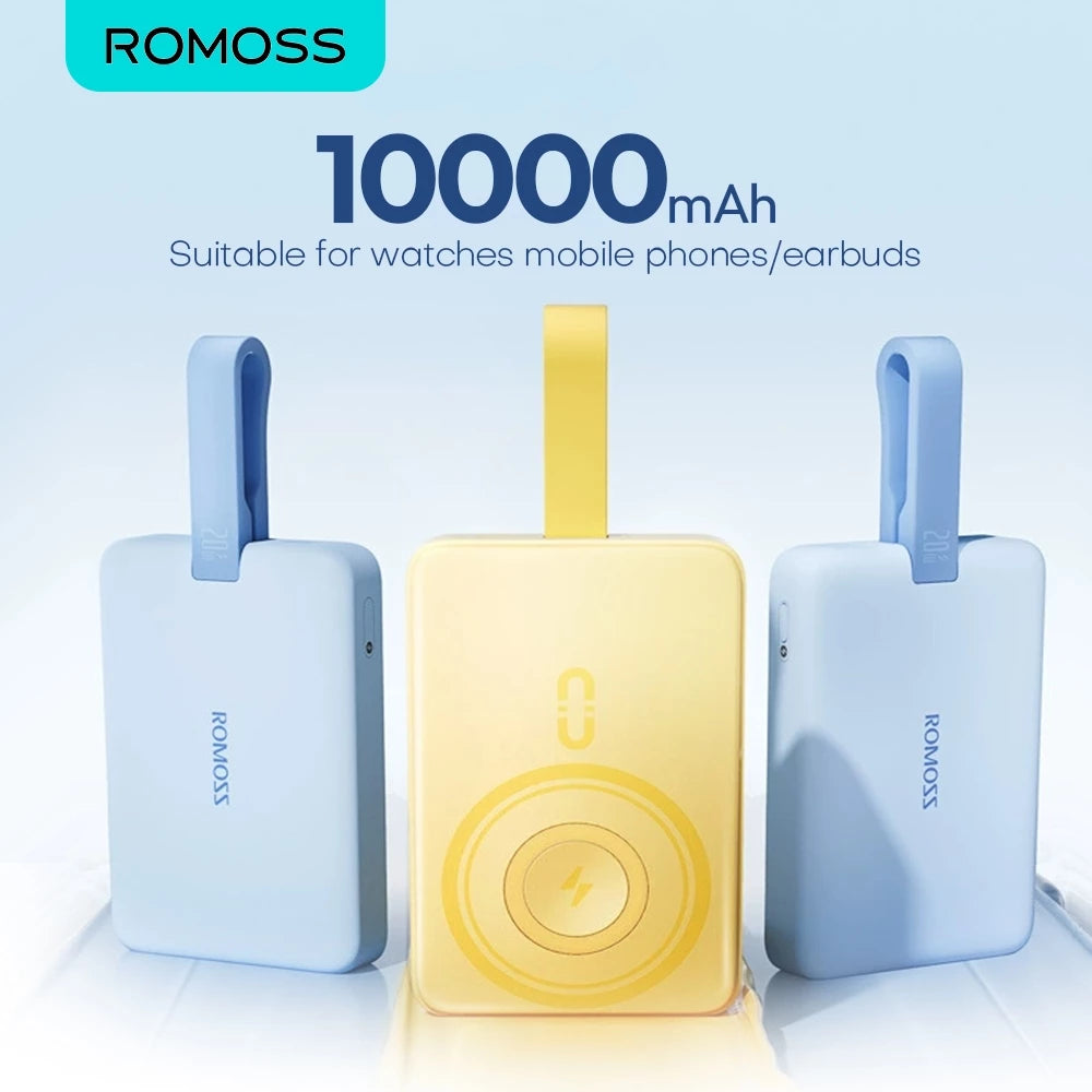 ⚡ Romoss WMO10 10000mAh 20W Magnetic Power Bank